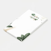 Glamoureus zomergroen gepersonaliseerd post-it® notes (Schuin)