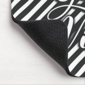 Glamoureus, zwart-wit Good Vibes mousepad Muismat (Hoek)