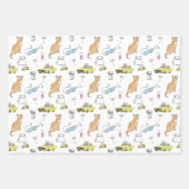 Glamoureuze 1960s Tiara Cocktailparty Retro Midden Inpakpapier Vel (Voorkant)