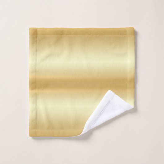 Glamoureuze, aangepaste Faux Gold Blank-Sjabloon Washandje (Wasdoekje)