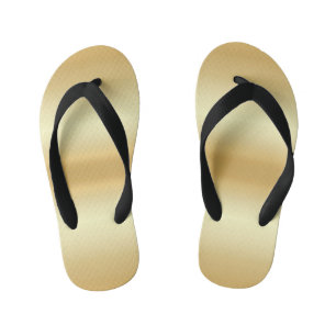 Glamoureuze, aangepaste Faux Gold-Sjabloon Kinder Teenslippers