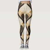 Glamoureuze Art Deco Leggings (Voorkant)