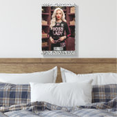 Glamoureuze Baas Dame Pop Art Canvas Print (Insitu (Slaapkamer))
