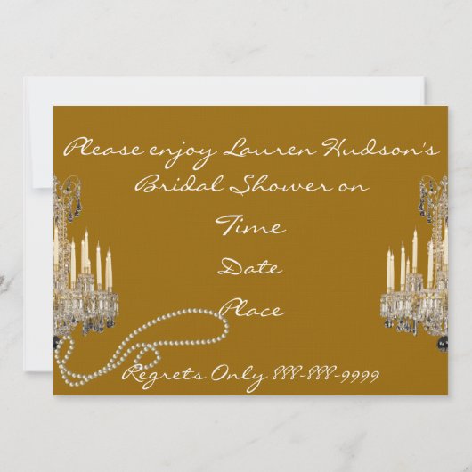 Glamoureuze BEELDSCHERM Kaart (Achterkant)