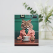 Glamoureuze Bengaalse kat Briefkaart (Staand voorkant)