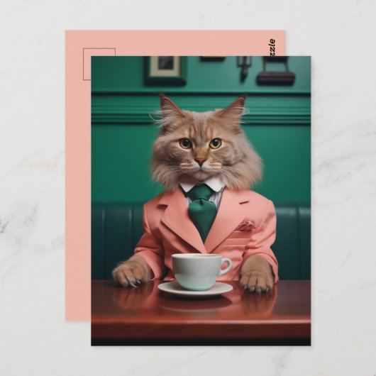 Glamoureuze Bengaalse kat Briefkaart (Voorkant / Achterkant)