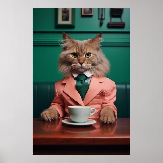 Glamoureuze Bengaalse kat Poster (Voorkant)