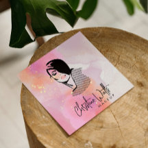 Glamoureuze Blush Roze Waterverf Sparkly Make-up Q