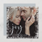 Glamoureuze Bokeh | Kerstfeest met foto Feestdagenkaart (Voorkant / Achterkant)