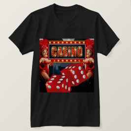Glamoureuze Casino Nacht T‑Shirt T-shirt