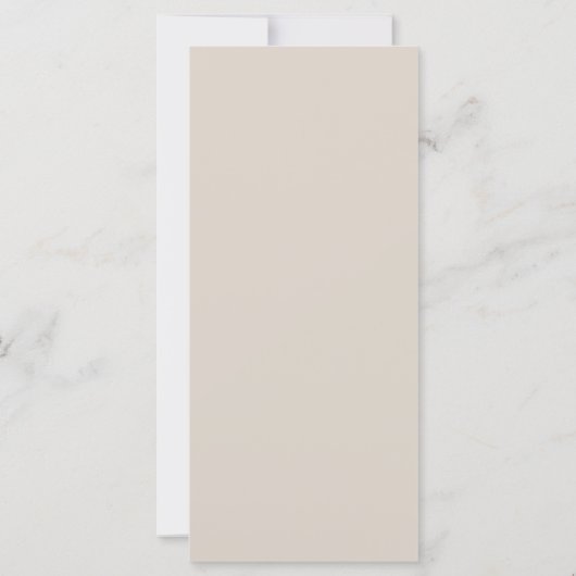 Glamoureuze Champagne Glitter Luxe Bruiloft Menu (Achterkant)