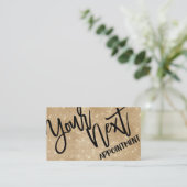 Glamoureuze Chic Gold Glitter Sequins Modern Afsprakenkaartje (Staand voorkant)