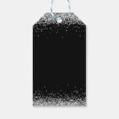 Glamoureuze Diamonds 70e Verjaardagsfeest Dank u Cadeaulabel (Achterkant)