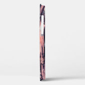 Glamoureuze donkergrijze roze spotlight Case-Mate iPhone case (Achterkant / Links)