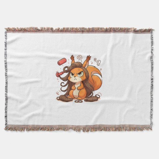 Glamoureuze Eekhoornhaardag Deken (Voorkant)