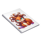 Glamoureuze Eekhoornhaardag Notitieboek (Rechterzijde)