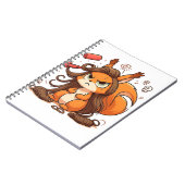 Glamoureuze Eekhoornhaardag Notitieboek (Linkerzijde)