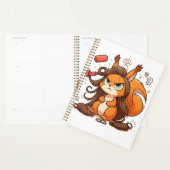 Glamoureuze Eekhoornhaardag Planner (Display)