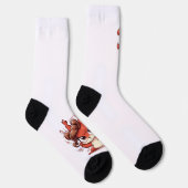 Glamoureuze Eekhoornhaardag Sokken (Rechts)