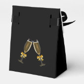 Glamoureuze elegantie verjaardag dank u bedankdoosjes (Achterkant)