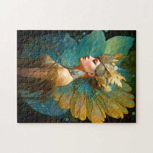 Glamoureuze Fairy Vrouw Fantasy Kunst Legpuzzel (Horizontaal)
