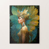 Glamoureuze Fairy Vrouw Fantasy Kunst Legpuzzel (Verticaal)