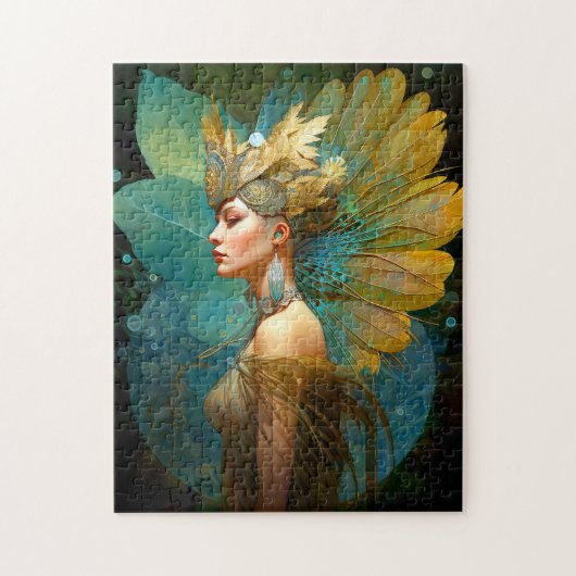 Glamoureuze Fairy Vrouw Fantasy Kunst Legpuzzel (Verticaal)