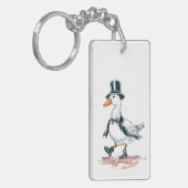 glamoureuze gander sleutelhanger (Voorkant Links)