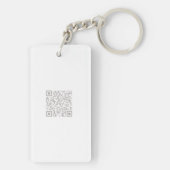 glamoureuze gander sleutelhanger (achterkant)