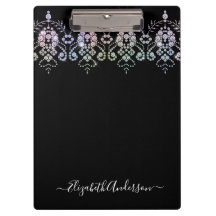 Glamoureuze Girly Diamond Sparkle Monogram Naam