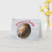 Glamoureuze glamoureuze gouden riever kaart (Gele Bloem)