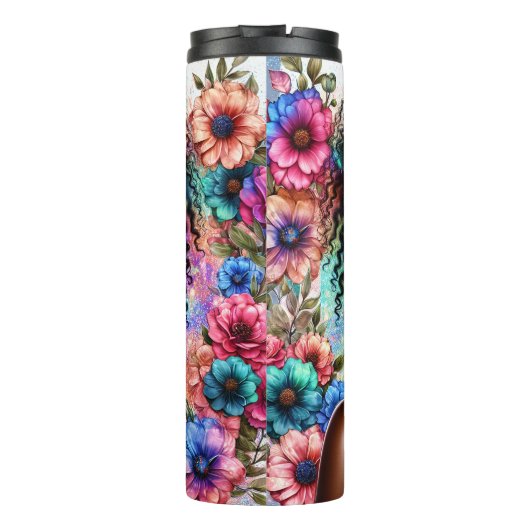 Glamoureuze Glimmering Koffie Droom Thermosbeker (Achterkant)