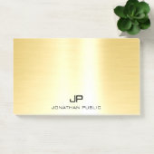 Glamoureuze Gold Trendy Sjabloon Modern Profession Post-it® Notes (Kantoor)