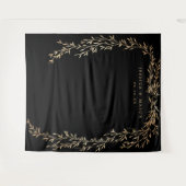 Glamoureuze gouden bruiloft achtergrond wandkleed (Voorkant (horizontaal))