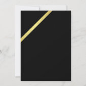 Glamoureuze Gouden Confetti & Jewel Bow 50e Verjaa Kaart (Achterkant)