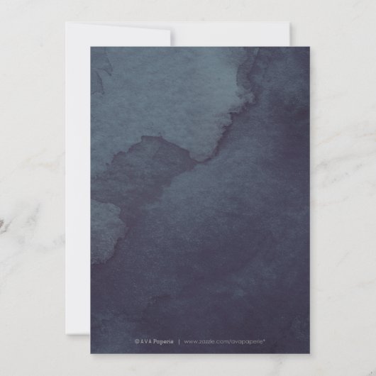 Glamoureuze gouden glinsterende kalligrafie Bruids Kaart (Achterkant)