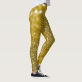 Glamoureuze gouden glitter leggings (Rechts)