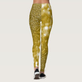 Glamoureuze gouden glitter leggings (Achterkant)
