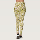 Glamoureuze gouden glitter leggings (Achterkant)