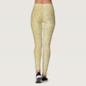 Glamoureuze gouden glitter leggings (Achterkant)