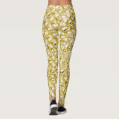 Glamoureuze gouden glitter leggings (Achterkant)