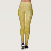 Glamoureuze gouden glitter leggings (Achterkant)