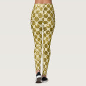 Glamoureuze gouden glitter leggings (Achterkant)