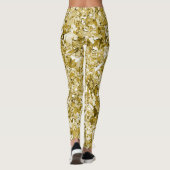 Glamoureuze gouden glitter leggings (Achterkant)