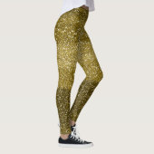 Glamoureuze gouden glitter leggings (Rechts)