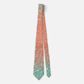 Glamoureuze gouden glitter stropdas (Voorkant)