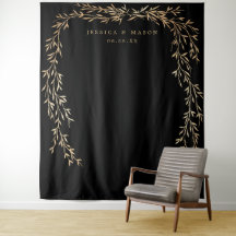 Glamoureuze gouden trouw achtergrond