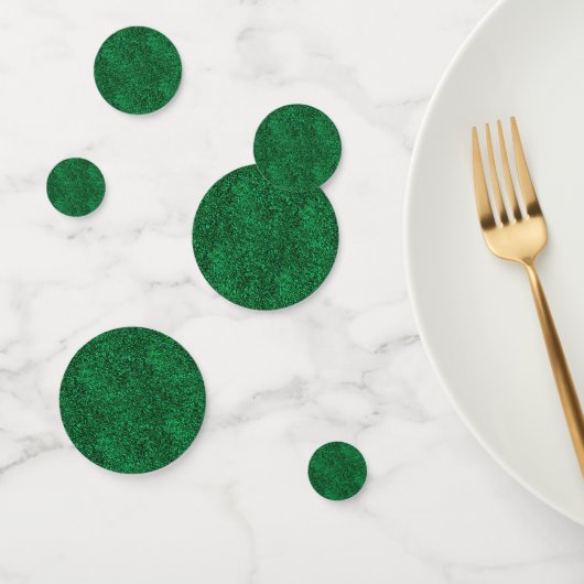 Glamoureuze groene glitter confetti (Groep)