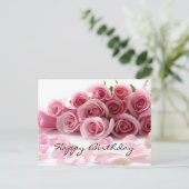 Glamoureuze Happy Birthday Briefkaart (Staand voorkant)