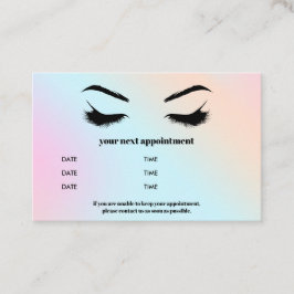 Glamoureuze Holographic Browbar Eyelash Luxury Visitekaartje